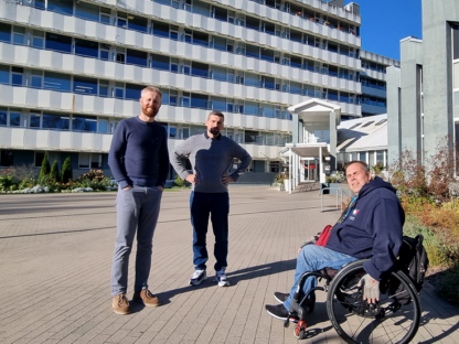 Budynek Narodowego Centrum Rehabilitacji Vaivri w Jurmale - Wizyta na Łotwie 17-20.10.2024 r.