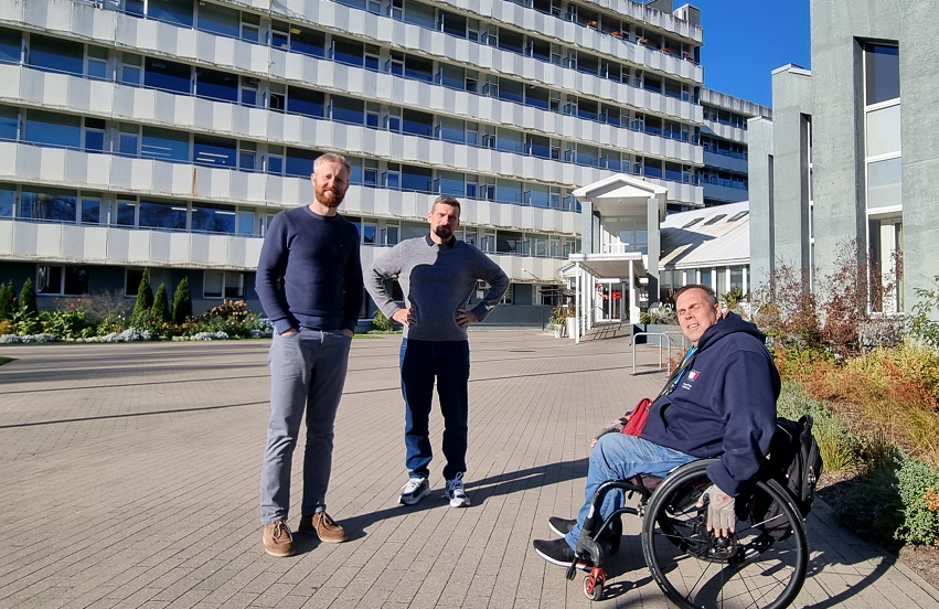 Budynek Narodowego Centrum Rehabilitacji Vaivri w Jurmale - Wizyta na Łotwie 17-20.10.2024 r.