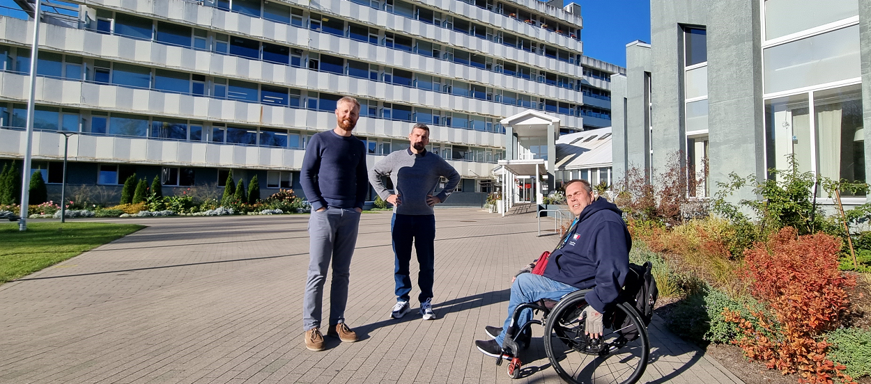 Budynek Narodowego Centrum Rehabilitacji Vaivri w Jurmale - Wizyta na Łotwie 17-20.10.2024 r.