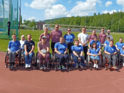 Uczestnicy i kadra obozu Aktywnej Rehabilitacji w Wiśle 19-30.05.2025