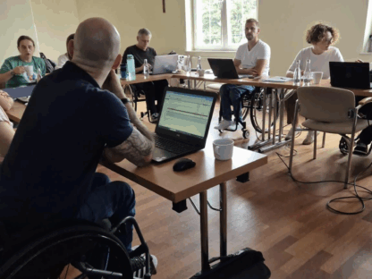 Wymiana doświadczeń, różnica zdań, rozmowy. Wspólna praca nad usprawniwniem naszych działań. Szkolenie, Warszawa 31.07-01.08.2025