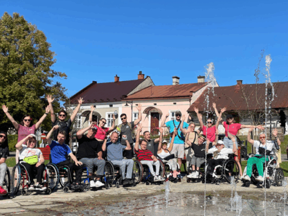 Uczestnicy i kadra Obozu Aktywnej Rehabilitacji w Czudcu 15-26.09.2025 r.