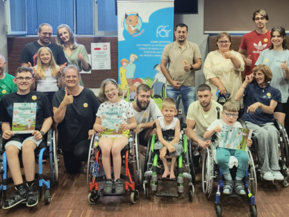 Kadra i uczestnicy Warsztatu Aktywnej Rehabilitacji dla dzieci, Kraków 18-20.07.2025 r.