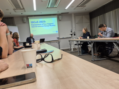 Warsztat pod hasłem Engagement & Peer Support Special Interest Group Meeting.