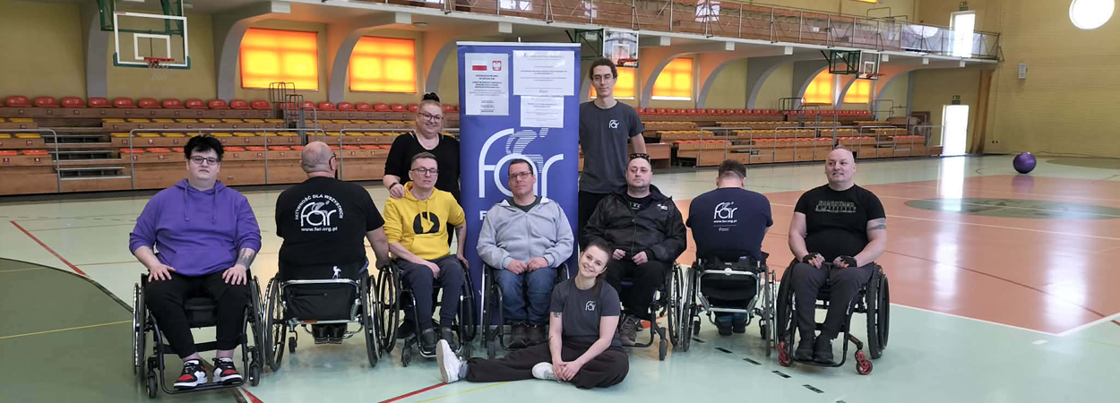 Uczestnicy i kadra Warsztatu Aktywnej Rehabilitacji, Arena Żagań 6-8.03.2026 r.