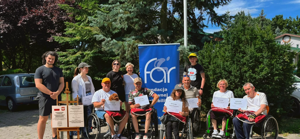 Uczestnicy i kadra Warsztatu Aktywnej Rehabilitacji w Poznaniu, 31.07-02.08.2026 r.