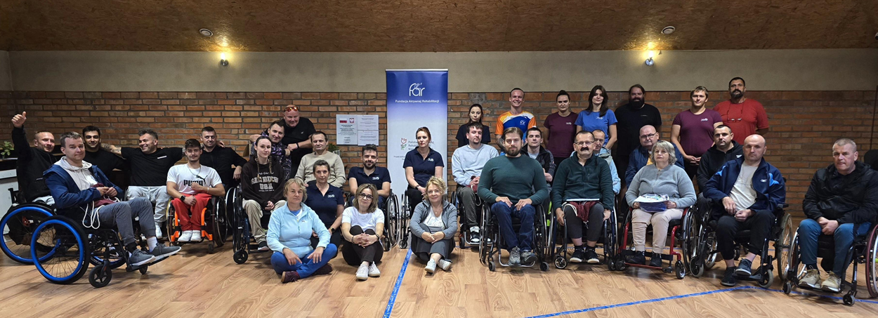 Uczestnicy i kadra obozu Aktywnej Rehabilitacji, Krasnobród 14-25.09.2026 r.